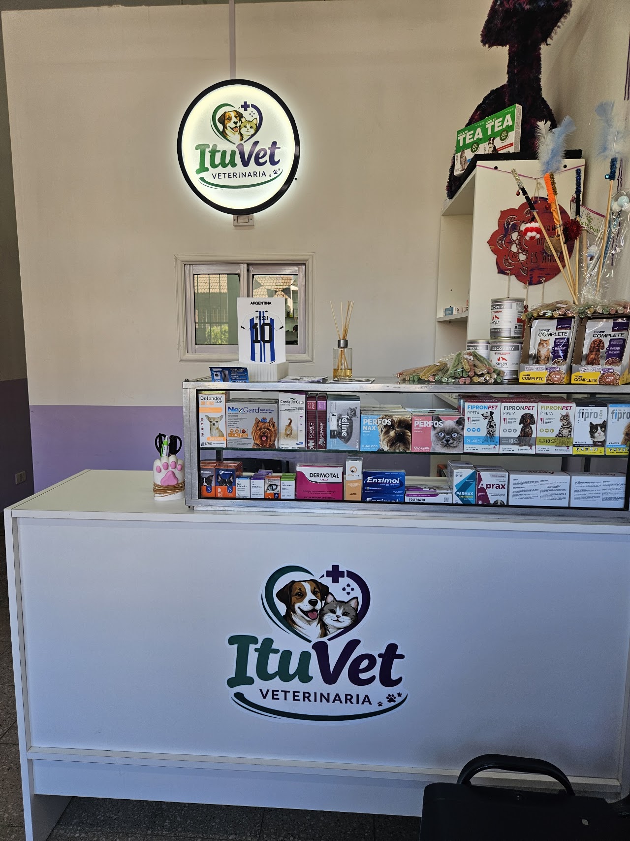 Recepción de Veterinaria ItuVet